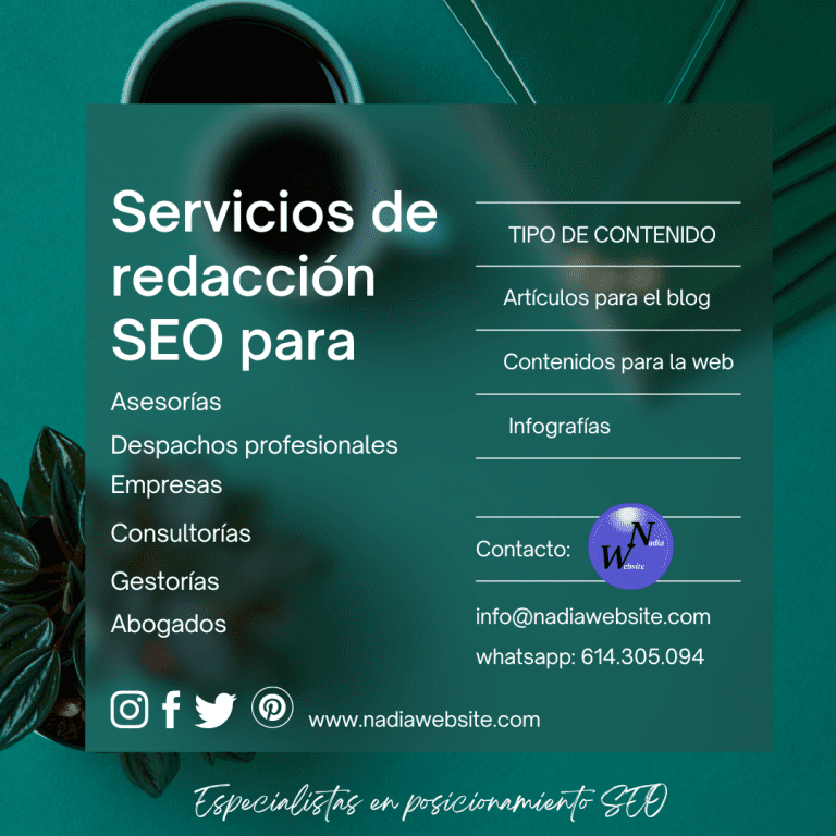 Servicios de redacción SEO para empresas